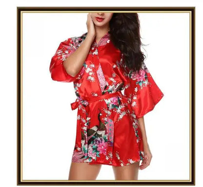 Sexy Comtumes Woman Summer Dress Japanese Yukata Bathing Robe Japanese Style Kimono Party Nightgown Pajamas Spa Massage Gown - Dhavinci