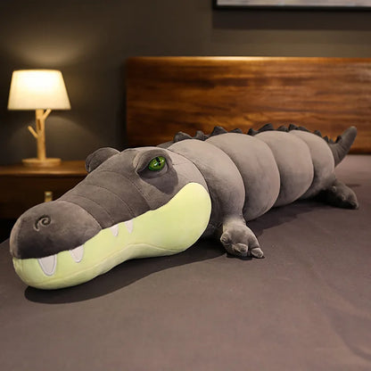 Crocodile Plush Toy | Soft Stuffed Animal Pillow for Kids - Dhavinci