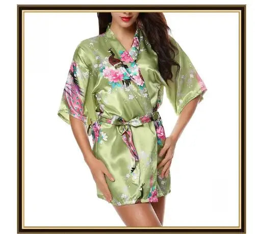 Sexy Comtumes Woman Summer Dress Japanese Yukata Bathing Robe Japanese Style Kimono Party Nightgown Pajamas Spa Massage Gown - Dhavinci