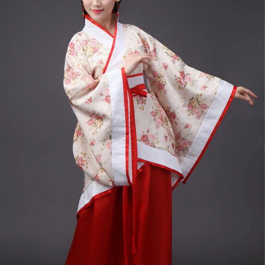 Improved Hanfu Women Tang Chinese Traditional Dress Sets Performance Costume ханьфу هانفو Vestidos Para Mujer - Dhavinci