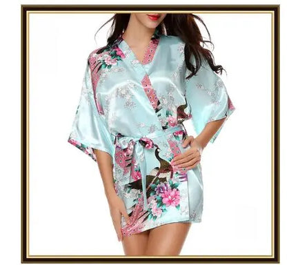 Sexy Comtumes Woman Summer Dress Japanese Yukata Bathing Robe Japanese Style Kimono Party Nightgown Pajamas Spa Massage Gown - Dhavinci