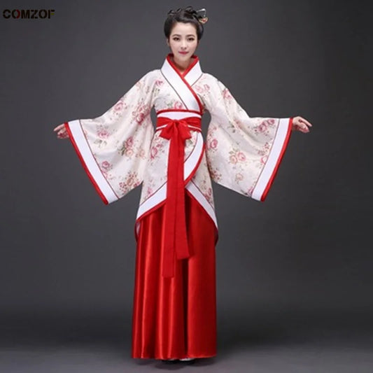 Improved Hanfu Women Tang Chinese Traditional Dress Sets Performance Costume ханьфу هانفو Vestidos Para Mujer - Dhavinci