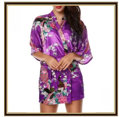 Sexy Comtumes Woman Summer Dress Japanese Yukata Bathing Robe Japanese Style Kimono Party Nightgown Pajamas Spa Massage Gown - Dhavinci