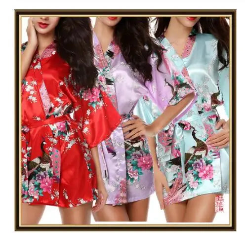 Sexy Comtumes Woman Summer Dress Japanese Yukata Bathing Robe Japanese Style Kimono Party Nightgown Pajamas Spa Massage Gown - Dhavinci