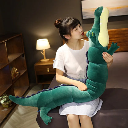 Crocodile Plush Toy | Soft Stuffed Animal Pillow for Kids - Dhavinci