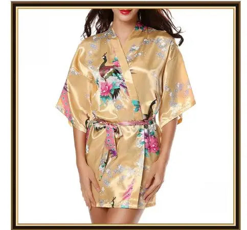 Sexy Comtumes Woman Summer Dress Japanese Yukata Bathing Robe Japanese Style Kimono Party Nightgown Pajamas Spa Massage Gown - Dhavinci