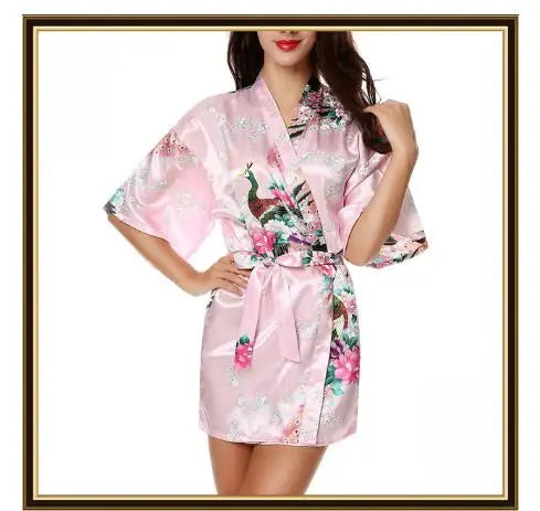 Sexy Comtumes Woman Summer Dress Japanese Yukata Bathing Robe Japanese Style Kimono Party Nightgown Pajamas Spa Massage Gown - Dhavinci