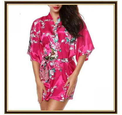 Sexy Comtumes Woman Summer Dress Japanese Yukata Bathing Robe Japanese Style Kimono Party Nightgown Pajamas Spa Massage Gown - Dhavinci