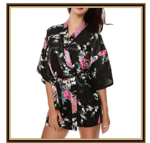 Sexy Comtumes Woman Summer Dress Japanese Yukata Bathing Robe Japanese Style Kimono Party Nightgown Pajamas Spa Massage Gown - Dhavinci