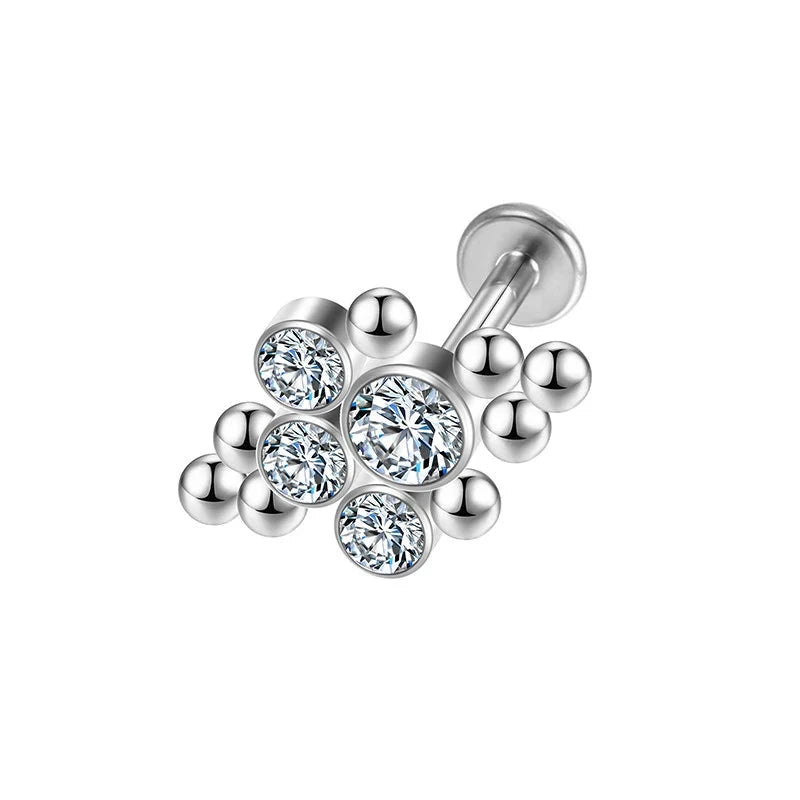 Titanium Body Piercings | Lip, Tragus & Septum Earrings for Women - Dhavinci