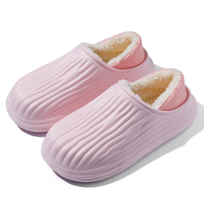 Winter Warm Women Slippers | Non-Slip Plush Flats & Platform House Slides - Dhavinci