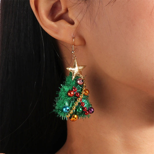 Christmas Drop Earrings | Santa, Tree & Deer Dangle Jewelry