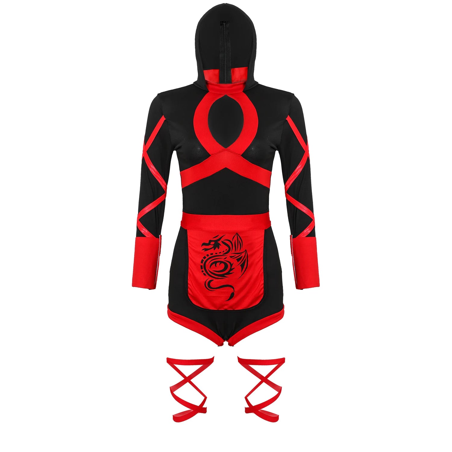 Hot Women Adult Sexy Ninja Costume Anime Dragon Samurai Ninja Cosplay One-piece Garment Jumpsuit Uniform Sexy Suit - Dhavinci