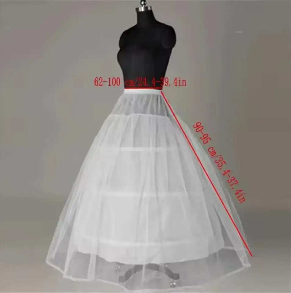 Petticoat Crinoline Slips Hoop Skirt Vintage Underskirt for Gown Dress Many Styles for Bridal Wedding - Dhavinci