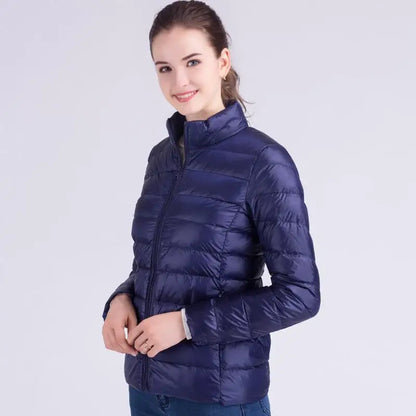 Ultra Light Duck Down Jacket | Slim Warm Candy Color Coat