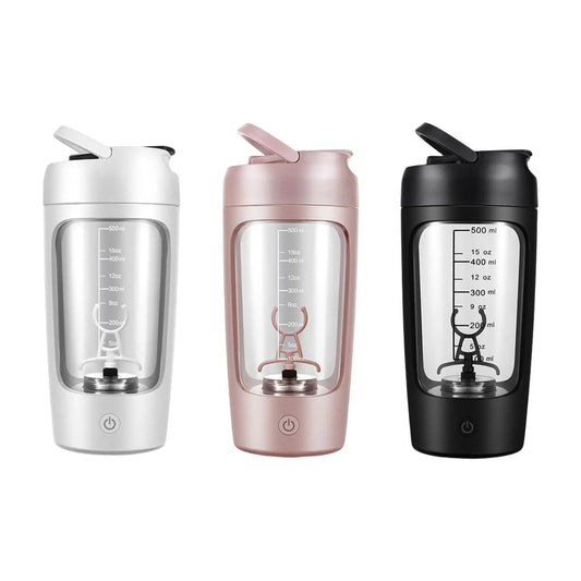 Portable Electric Protein Shaker Bottle | USB Rechargeable 650ml - Dhavinci