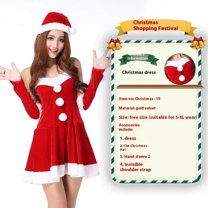 2024 Christmas Costume Set | Sexy Santa Claus Maid Cosplay