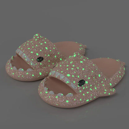 Luminous Shark Slippers for Women & Men | Non-Slip EVA Sandals - Dhavinci