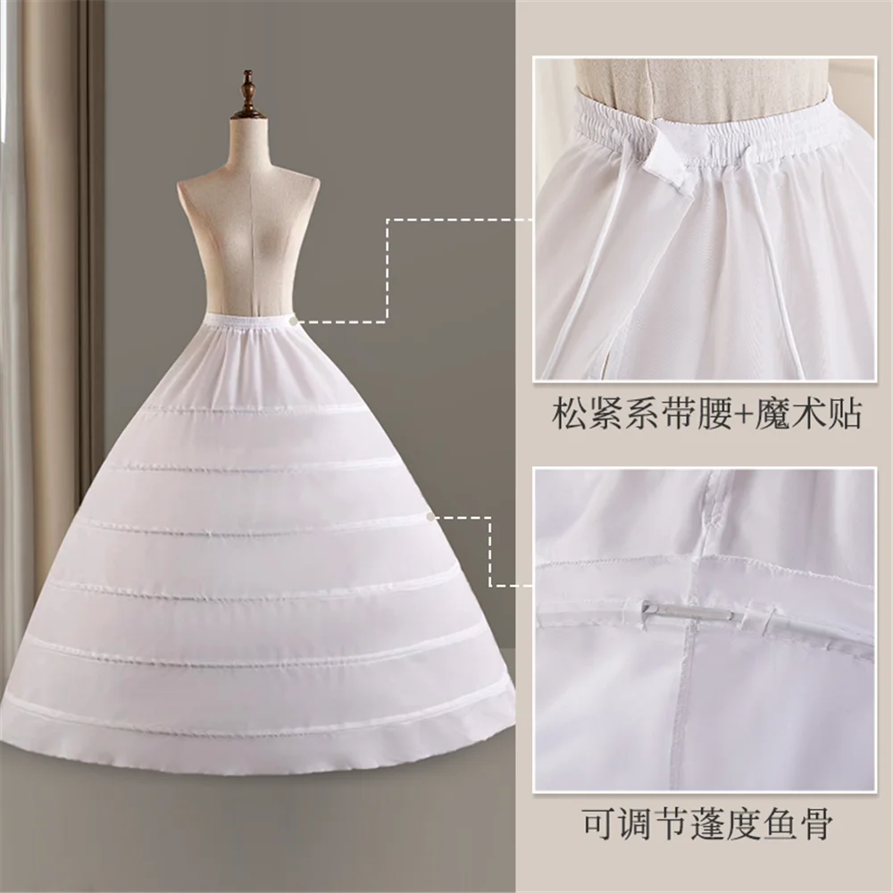 Petticoat Crinoline Slips Hoop Skirt Vintage Underskirt for Gown Dress Many Styles for Bridal Wedding - Dhavinci