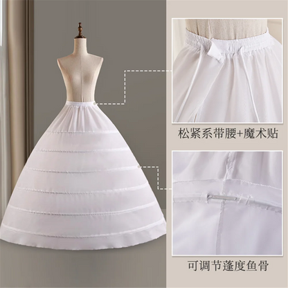 Petticoat Crinoline Slips Hoop Skirt Vintage Underskirt for Gown Dress Many Styles for Bridal Wedding - Dhavinci