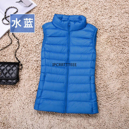 2025 Women’s Slim Lightweight Down Vest | Ultra-Light Warm Waistcoat