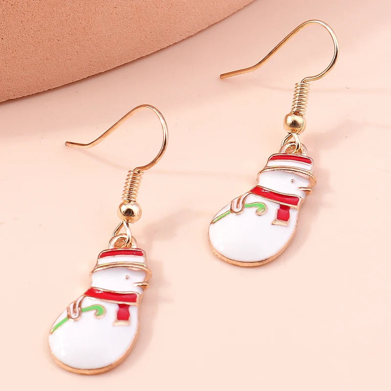 Christmas Drop Earrings | Santa, Tree & Deer Dangle Jewelry