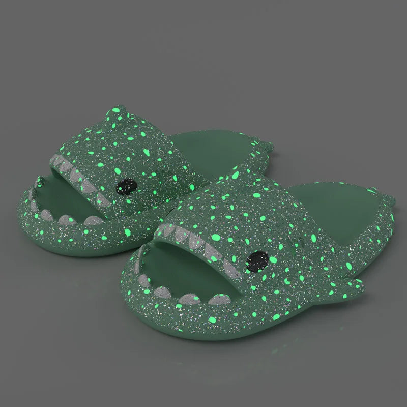 Luminous Shark Slippers for Women & Men | Non-Slip EVA Sandals - Dhavinci