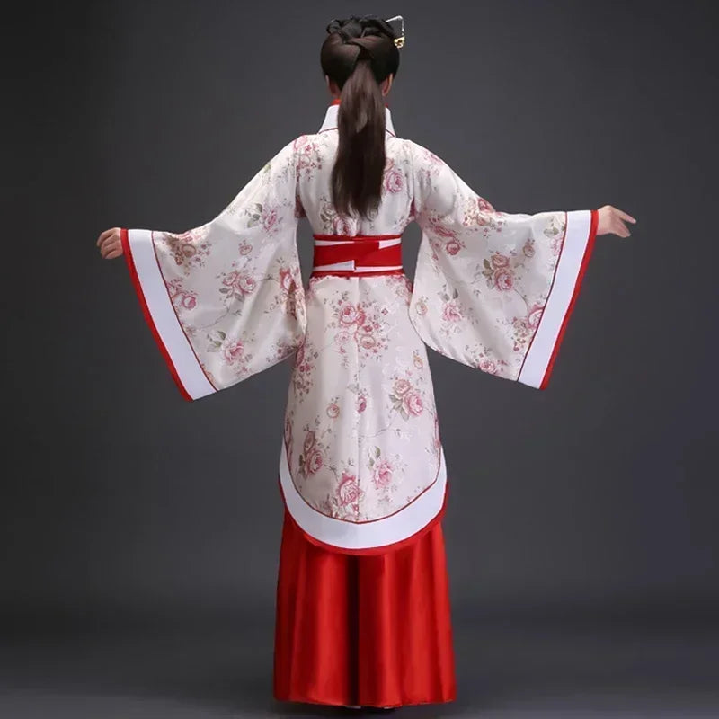 New Woman Stage Dance Dress Chinese Traditional Costumes New Year Adult Tang Suit Performance Hanfu Female Cheongsam - Dhavinci