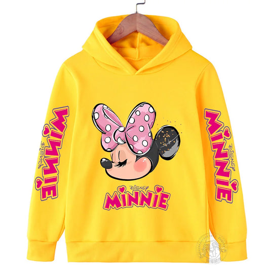 Kids’ Minnie Hoodie | Warm Boys & Girls Top 3-14Y - Dhavinci