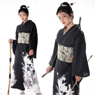 Kimono Women Japanese Traditional Yukata Haori Kimonos Cosplay Blouse Gown Female Summer Fashion Photography Clothes Party Dress - Dhavinci