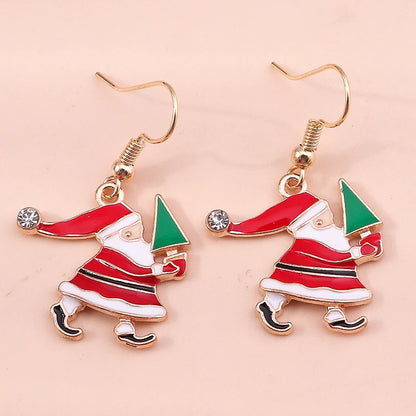 Christmas Drop Earrings | Santa, Tree & Deer Dangle Jewelry