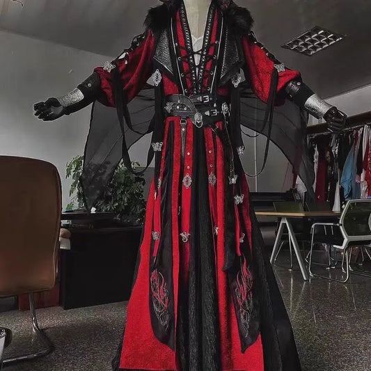 Chinese TV Series TGCF Tian Guan Ci Fu Xie Lian Hua Cheng Cosplay Costume Hua Cheng  Cos Dress Hanfu Full Set - Dhavinci