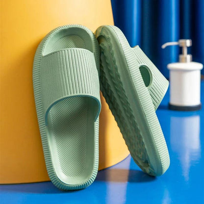 Thick Platform Home Slippers | Non-Slip Bathroom Sandals for Couples - Dhavinci