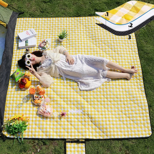 Waterproof Ultrasonic Picnic Mat | Thickened Outdoor Beach & Camping Blanket - Dhavinci