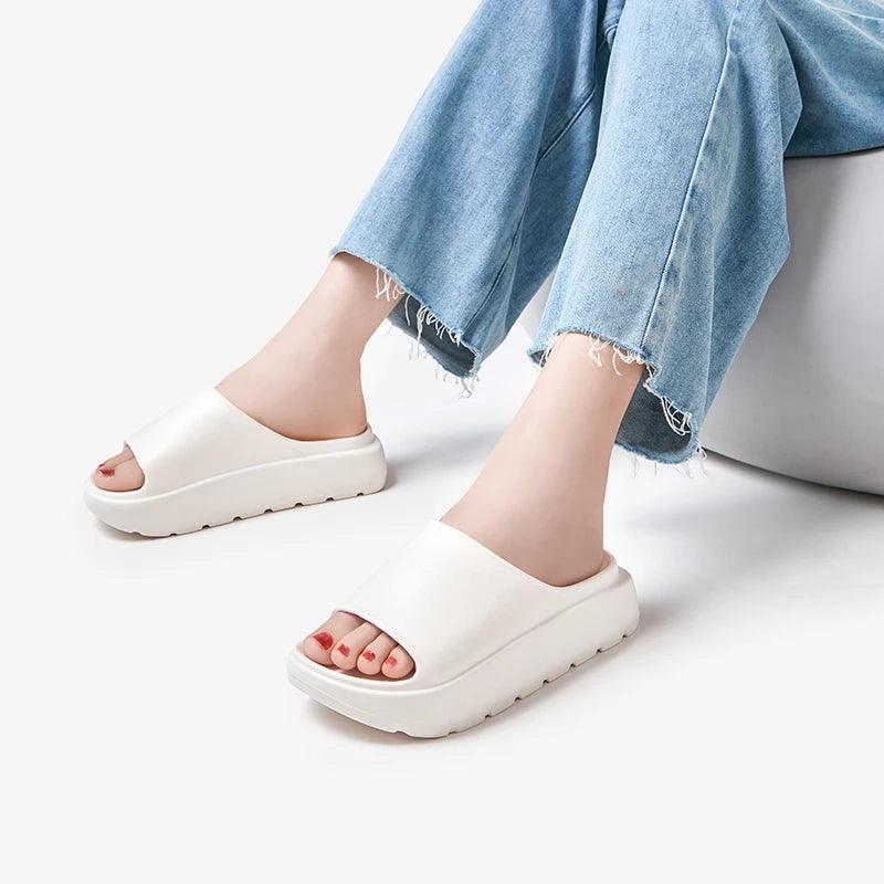 Chunky Platform Slippers for Women | Non-Slip Summer Sandals - Dhavinci