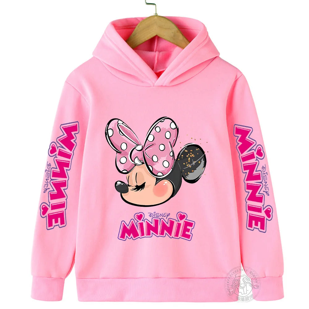 Kids’ Minnie Hoodie | Warm Boys & Girls Top 3-14Y - Dhavinci