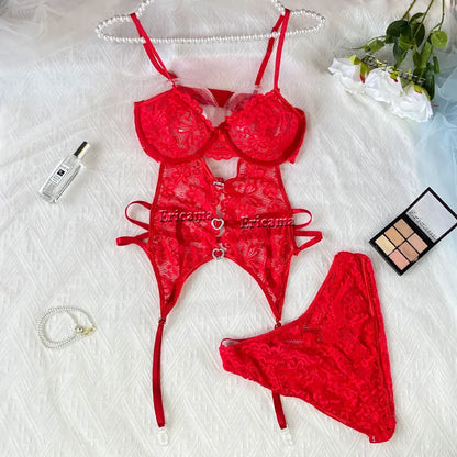 Sexy Lace Bra & Panty Set | Luxury Exotic Lingerie for Women