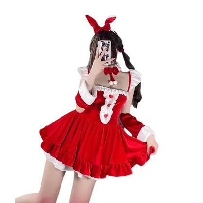 2024 Christmas Costume Set | Sexy Santa Claus Maid Cosplay