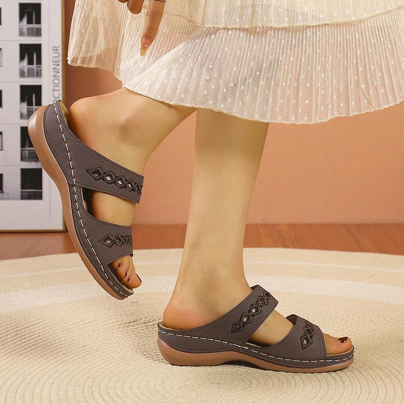 Soft Platform Slippers for Women | Non-Slip Summer Slides - Dhavinci