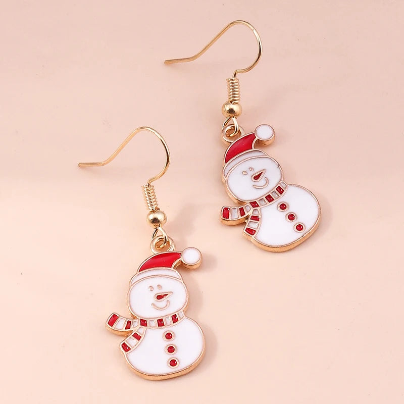 Christmas Drop Earrings | Santa, Tree & Deer Dangle Jewelry