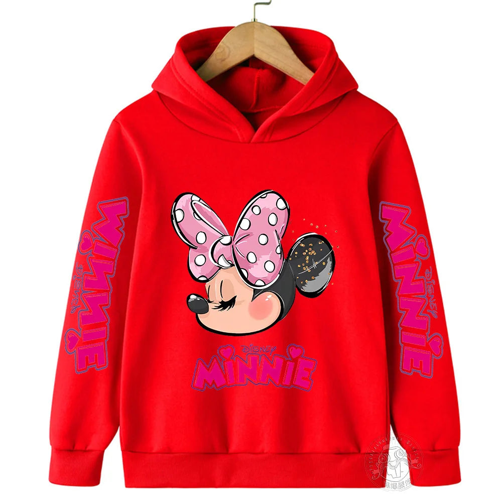 Kids’ Minnie Hoodie | Warm Boys & Girls Top 3-14Y - Dhavinci