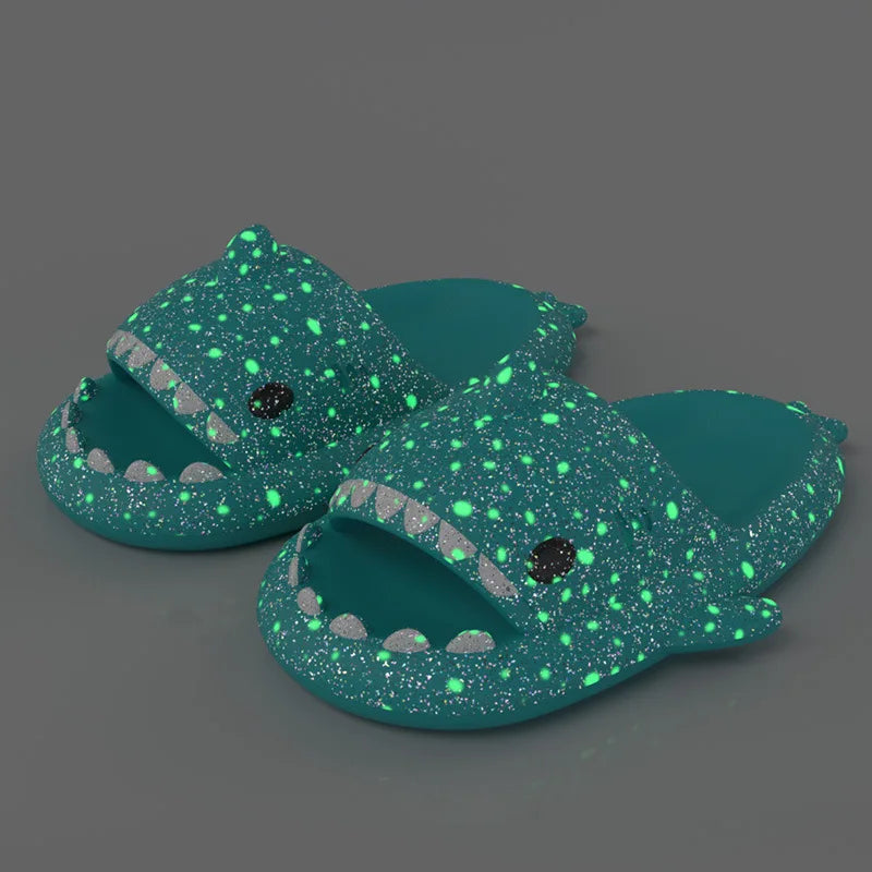 Luminous Shark Slippers for Women & Men | Non-Slip EVA Sandals - Dhavinci