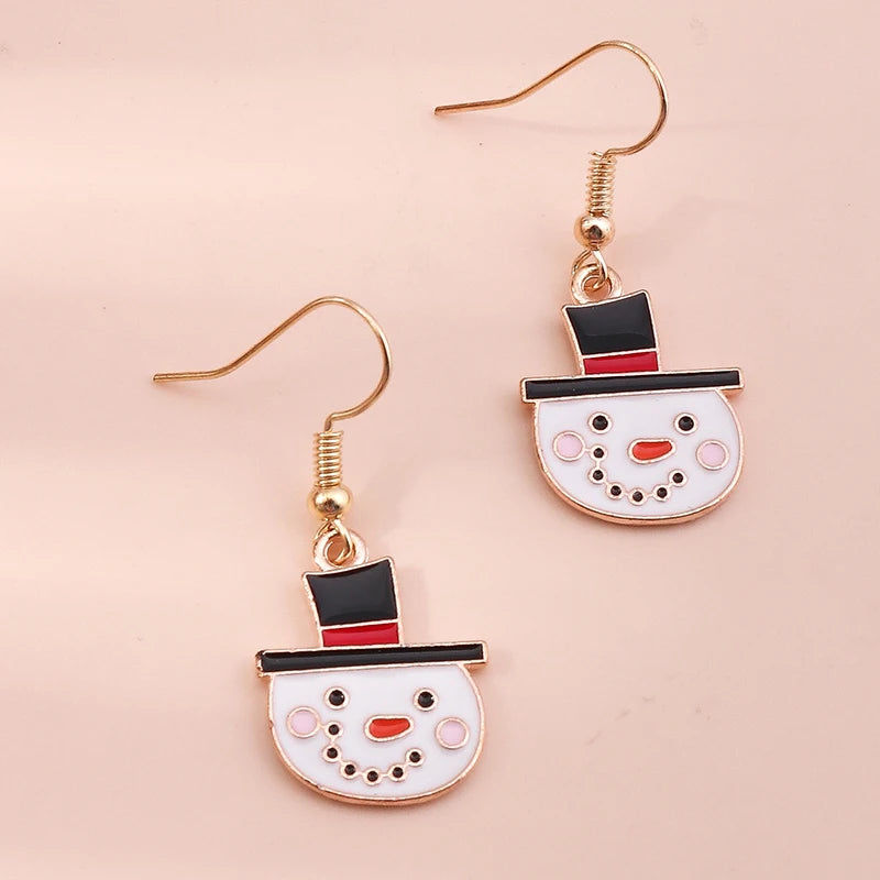 Christmas Drop Earrings | Santa, Tree & Deer Dangle Jewelry