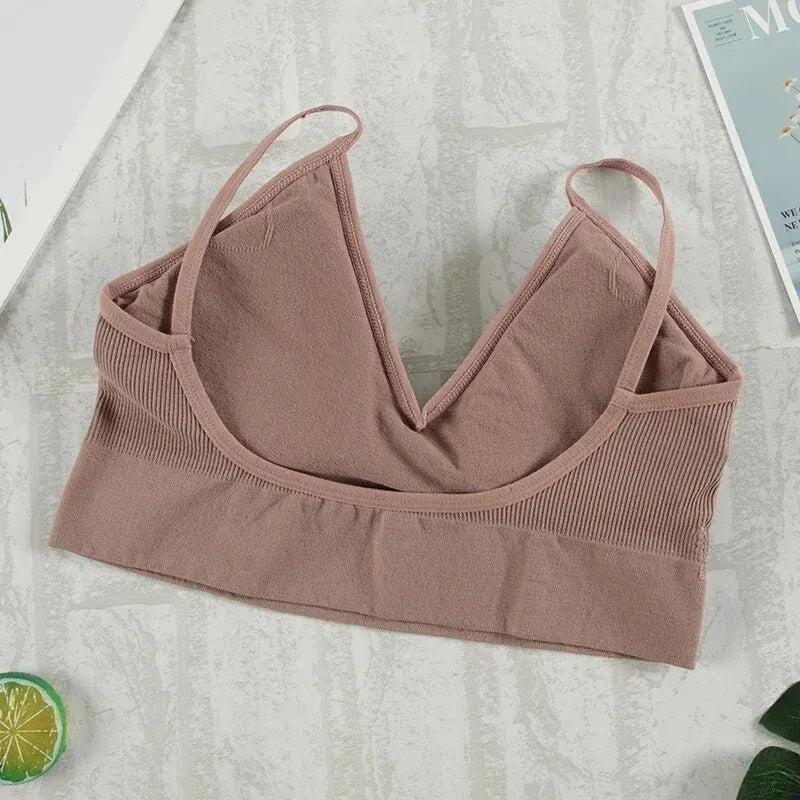 Sexy 2-Piece Bra & Panties Set | Seamless Bralette & G-String - Dhavinci