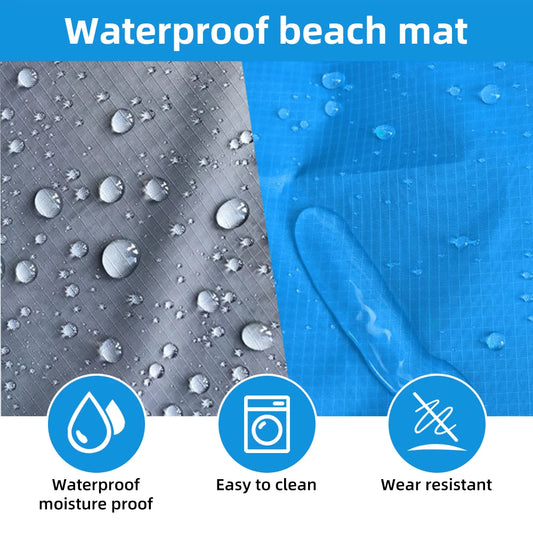 Waterproof Portable Beach Blanket | Lightweight Picnic & Camping Mat - Dhavinci