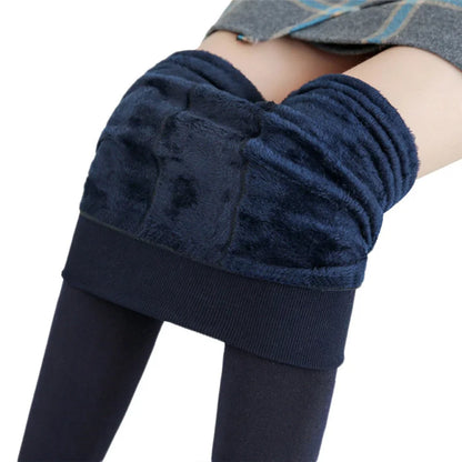 Winter Velvet Leggings | Women’s High-Waist Warm Stretchy Pants