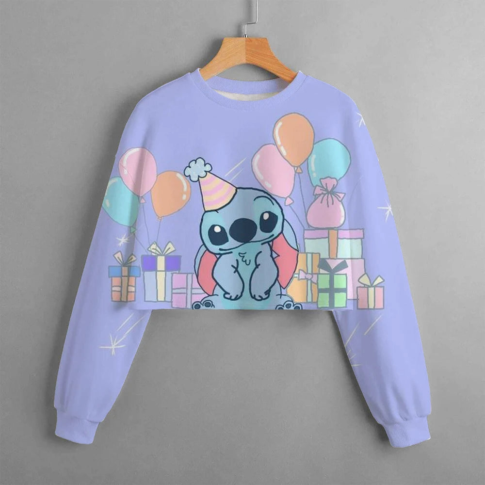 Disney Lilo & Stitch Hoodie for Kids | Cartoon Anime Print Sweater - Dhavinci