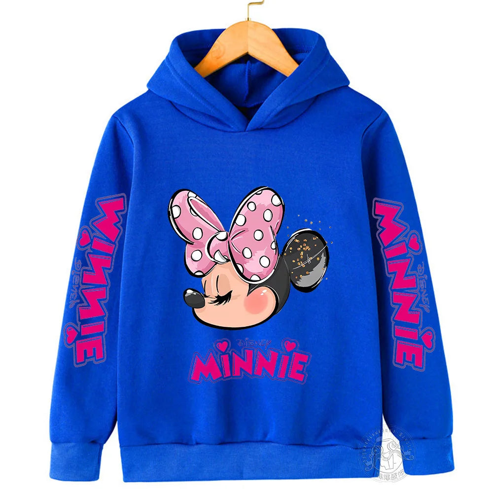 Kids’ Minnie Hoodie | Warm Boys & Girls Top 3-14Y - Dhavinci