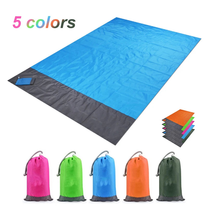 PACOONE Waterproof Beach Blanket Outdoor Portable Picnic Mat Camping Ground Mat Mattress Camping Camping Bed Sleeping Pad New - Dhavinci