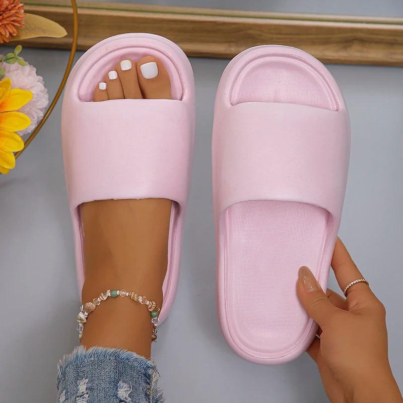 Soft Bottom Home Slippers for Women | Non-Slip Indoor Slides - Dhavinci